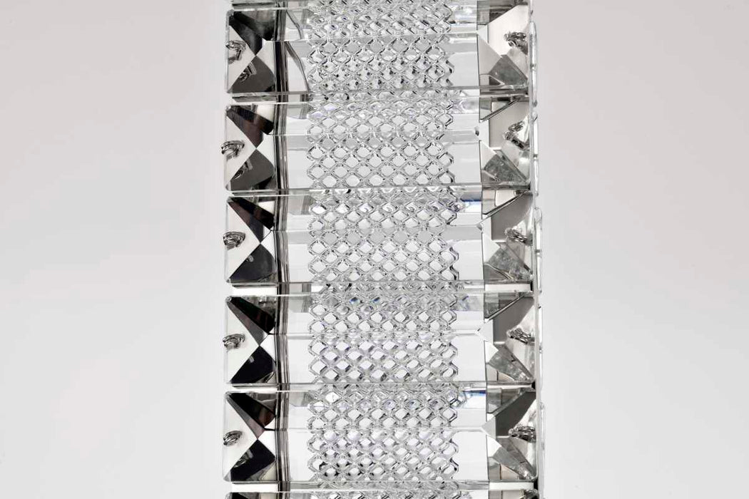 Mini Pendant Nuvo 62-2445 Nova - LED 16 Inch Mini Pendant - Polished Nickel Finish - K9 Crystal Nuvo