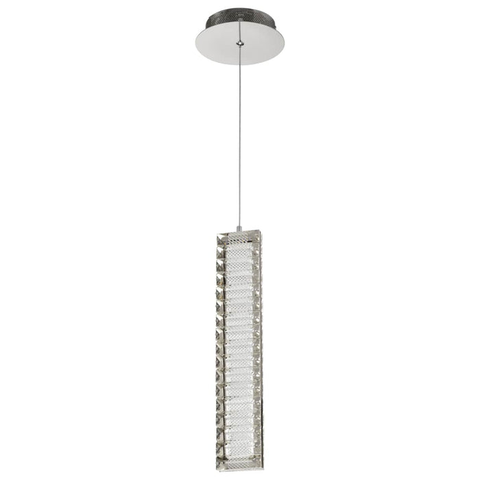 Mini Pendant Nuvo 62-2445 Nova - LED 16 Inch Mini Pendant - Polished Nickel Finish - K9 Crystal Nuvo