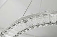 Pendant Nuvo 62-2446 Nova - LED 23 Inch Round Pendant - Polished Nickel Finish - K9 Crystal Nuvo