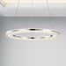 Pendant Nuvo 62-2446 Nova - LED 23 Inch Round Pendant - Polished Nickel Finish - K9 Crystal Nuvo