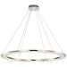 Pendant Nuvo 62-2447 Nova - LED 36 Inch Round Pendant - Polished Nickel Finish - K9 Crystal Nuvo