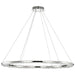 Pendant Nuvo 62-2447 Nova - LED 36 Inch Round Pendant - Polished Nickel Finish - K9 Crystal Nuvo