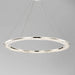Pendant Nuvo 62-2447 Nova - LED 36 Inch Round Pendant - Polished Nickel Finish - K9 Crystal Nuvo