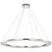 Pendant Nuvo 62-2447 Nova - LED 36 Inch Round Pendant - Polished Nickel Finish - K9 Crystal Nuvo
