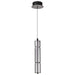 Pendant Nuvo 62-2451 Evander - LED 16 Inch Mini Pendant - Matte Black Finish - Smoked Glass Nuvo