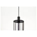 Pendant Nuvo 62-2451 Evander - LED 16 Inch Mini Pendant - Matte Black Finish - Smoked Glass Nuvo