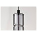 Pendant Nuvo 62-2451 Evander - LED 16 Inch Mini Pendant - Matte Black Finish - Smoked Glass Nuvo