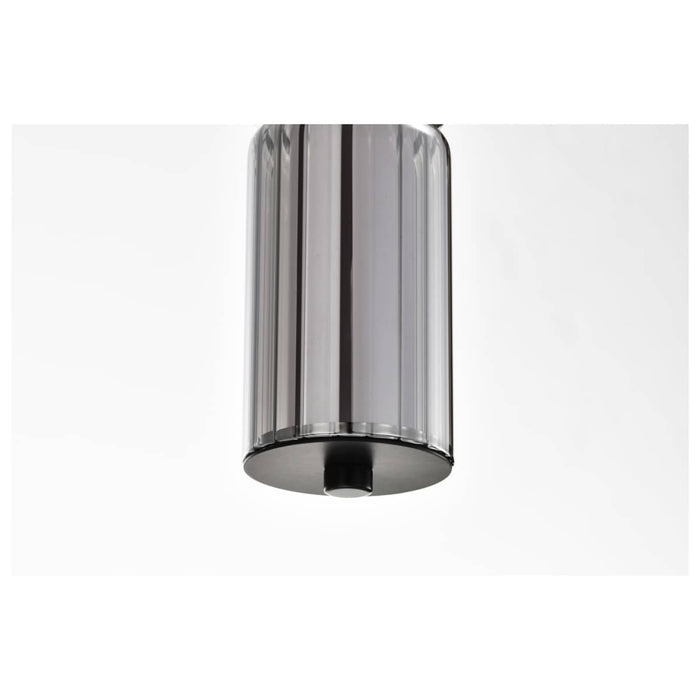 Pendant Nuvo 62-2451 Evander - LED 16 Inch Mini Pendant - Matte Black Finish - Smoked Glass Nuvo