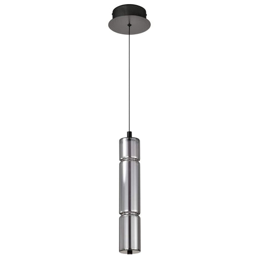 Pendant Nuvo 62-2451 Evander - LED 16 Inch Mini Pendant - Matte Black Finish - Smoked Glass Nuvo