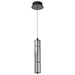 Pendant Nuvo 62-2451 Evander - LED 16 Inch Mini Pendant - Matte Black Finish - Smoked Glass Nuvo