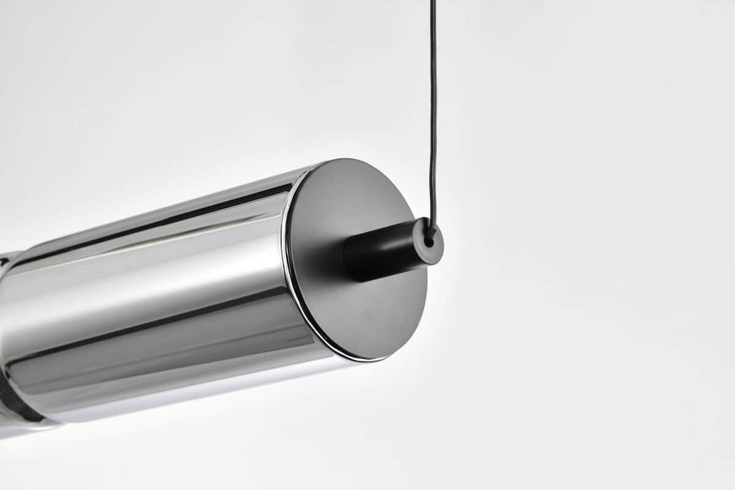 Pendant Nuvo 62-2452 Evander - LED 48 Inch Island Pendant - Matte Black Finish - Smoked Glass Nuvo