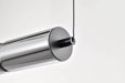 Pendant Nuvo 62-2452 Evander - LED 48 Inch Island Pendant - Matte Black Finish - Smoked Glass Nuvo