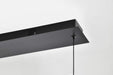 Pendant Nuvo 62-2452 Evander - LED 48 Inch Island Pendant - Matte Black Finish - Smoked Glass Nuvo