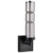 Sconce Nuvo 62-2453 Evander - LED Wall Sconce - Matte Black Finish - Smoked Glass Nuvo