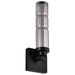 Sconce Nuvo 62-2453 Evander - LED Wall Sconce - Matte Black Finish - Smoked Glass Nuvo