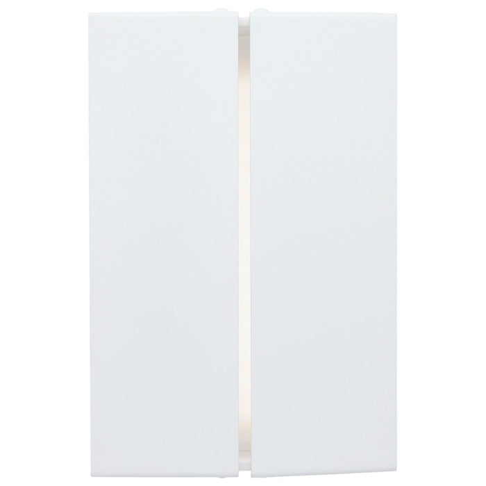 Sconce Nuvo 62-246 Peak - LED Wall Sconce - CCT Selectable - Matte White Finish Nuvo