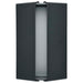 Sconce Nuvo 62-247 Peak - LED Wall Sconce - CCT Selectable - Matte Gray Finish Nuvo