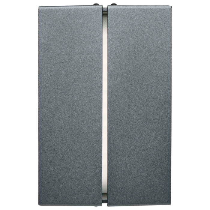 Sconce Nuvo 62-247 Peak - LED Wall Sconce - CCT Selectable - Matte Gray Finish Nuvo
