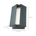 Sconce Nuvo 62-247 Peak - LED Wall Sconce - CCT Selectable - Matte Gray Finish Nuvo