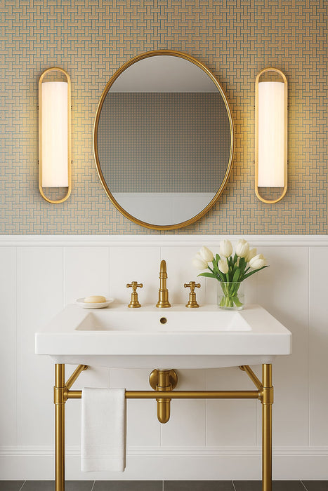 Vanity Nuvo 62-2520 Velano - 16 Inch LED Vanity - Brushed Brass Finish Nuvo