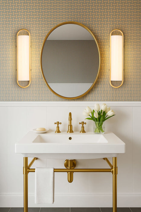Vanity Nuvo 62-2520 Velano - 16 Inch LED Vanity - Brushed Brass Finish Nuvo