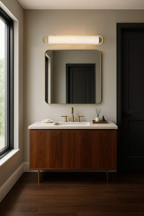 Vanity Nuvo 62-2521 Velano - 24 Inch LED Vanity - Brushed Brass Finish Nuvo