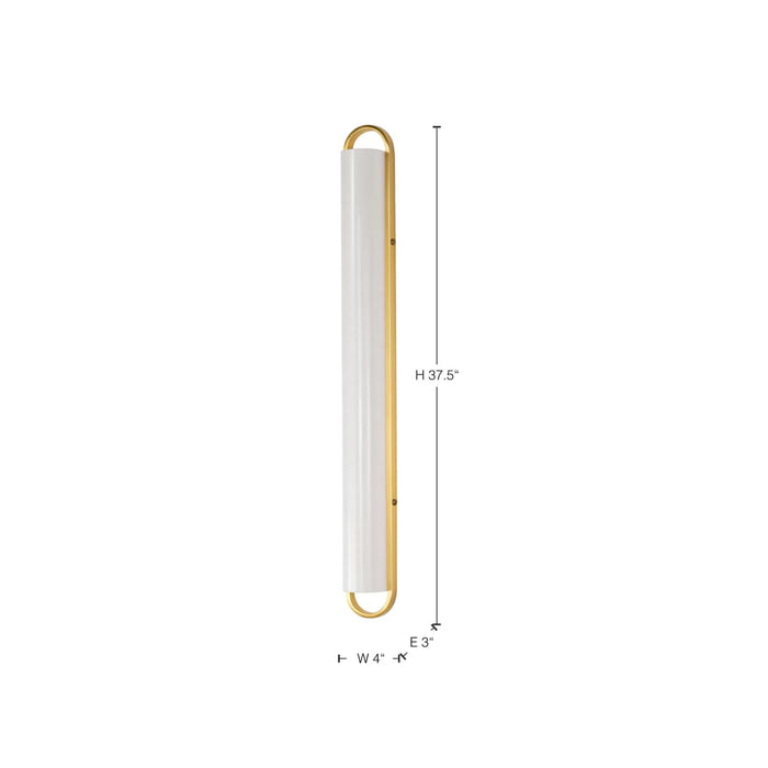 Vanity Nuvo 62-2522 Velano - 36 Inch LED Vanity - Brushed Brass Finish Nuvo
