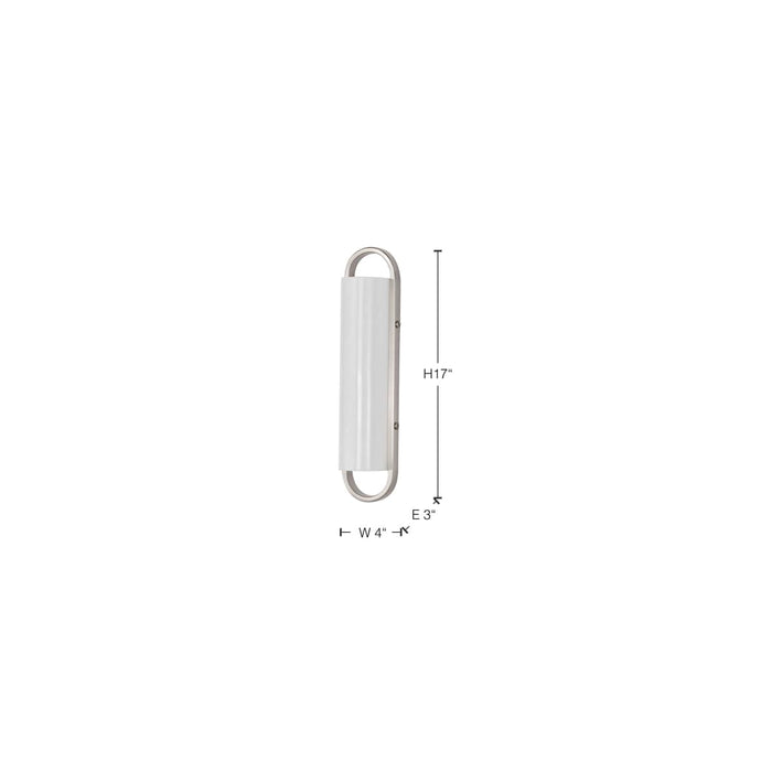 Vanity Nuvo 62-2530 Velano - 16 Inch LED Vanity - Brushed Nickel Finish Nuvo