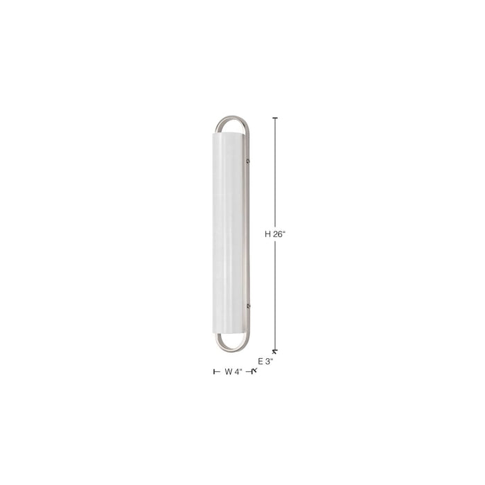 Vanity Nuvo 62-2531 Velano - 24 Inch LED Vanity - Brushed Nickel Finish Nuvo