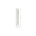 Vanity Nuvo 62-2531 Velano - 24 Inch LED Vanity - Brushed Nickel Finish Nuvo