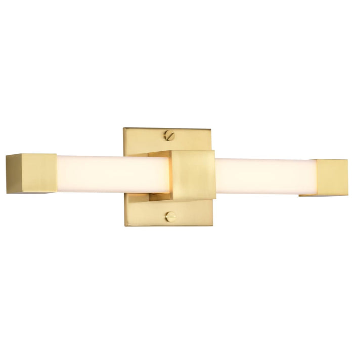 Vanity Nuvo 62-2630 Brightwyn - 16 Inch LED Vanity - Brushed Brass Finish Nuvo
