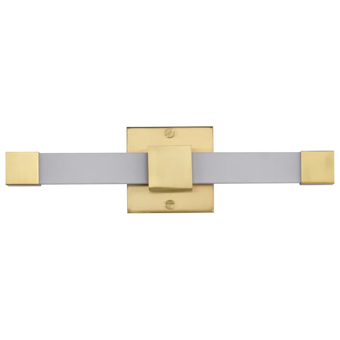 Vanity Nuvo 62-2630 Brightwyn - 16 Inch LED Vanity - Brushed Brass Finish Nuvo