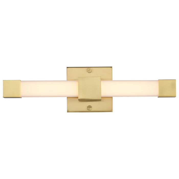Vanity Nuvo 62-2630 Brightwyn - 16 Inch LED Vanity - Brushed Brass Finish Nuvo