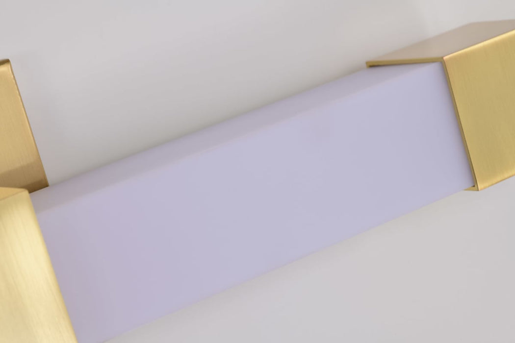 Vanity Nuvo 62-2630 Brightwyn - 16 Inch LED Vanity - Brushed Brass Finish Nuvo