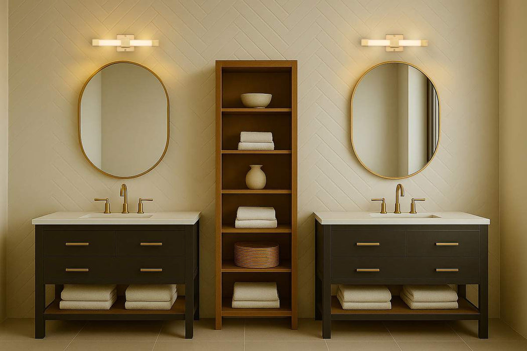 Vanity Nuvo 62-2630 Brightwyn - 16 Inch LED Vanity - Brushed Brass Finish Nuvo