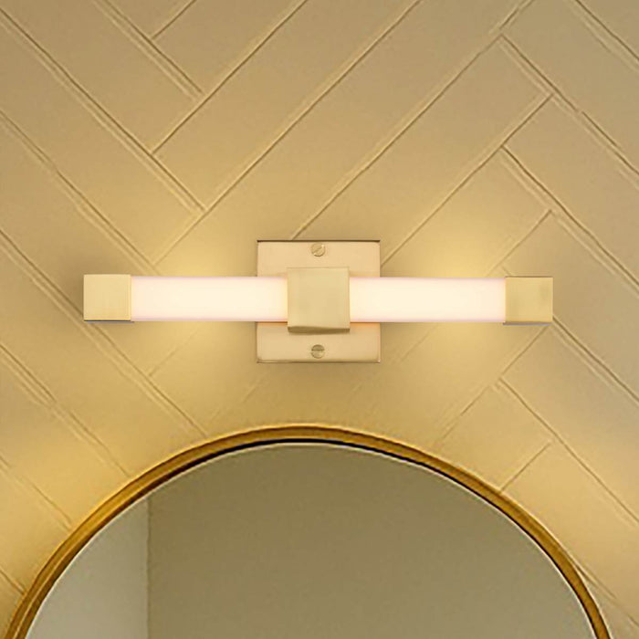 Vanity Nuvo 62-2630 Brightwyn - 16 Inch LED Vanity - Brushed Brass Finish Nuvo