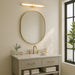 Vanity Nuvo 62-2631 Brightwyn - 24 Inch LED Vanity - Brushed Brass Finish Nuvo