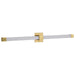 Vanity Nuvo 62-2632 Brightwyn - 35 Inch LED Vanity - Brushed Brass Finish Nuvo