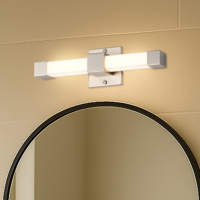 Vanity Nuvo 62-2640 Brightwyn - 16 Inch LED Vanity - Brushed Nickel Finish Nuvo