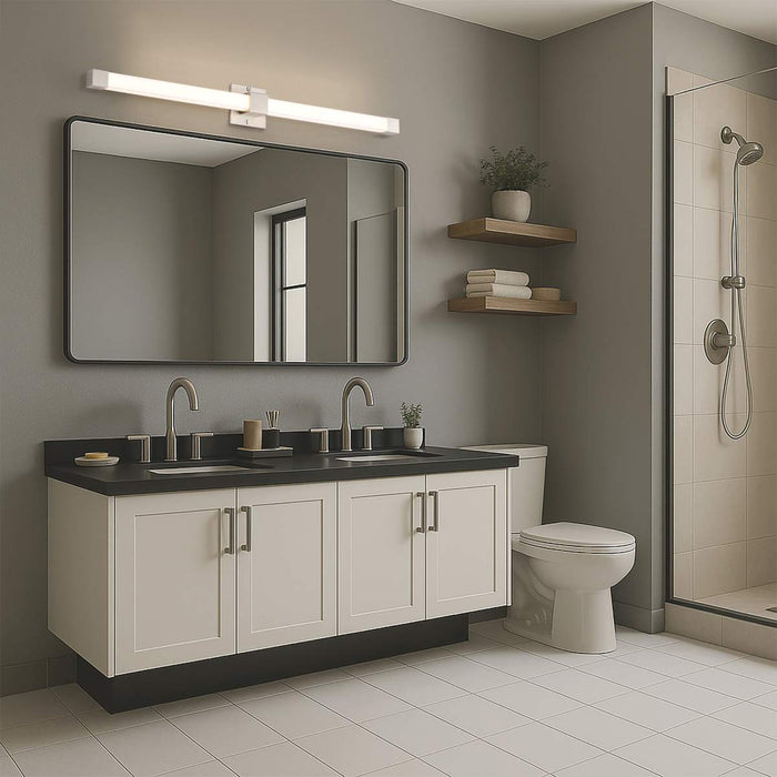 Vanity Nuvo 62-2642 Brightwyn - 35 Inch LED Vanity - Brushed Nickel Finish Nuvo