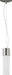 Pendant Nuvo 62-2932 Link - 1 Light - LED Tube Pendant with White Glass - Brushed Nickel Finish Nuvo