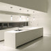 Pendant Nuvo 62-2932 Link - 1 Light - LED Tube Pendant with White Glass - Brushed Nickel Finish Nuvo