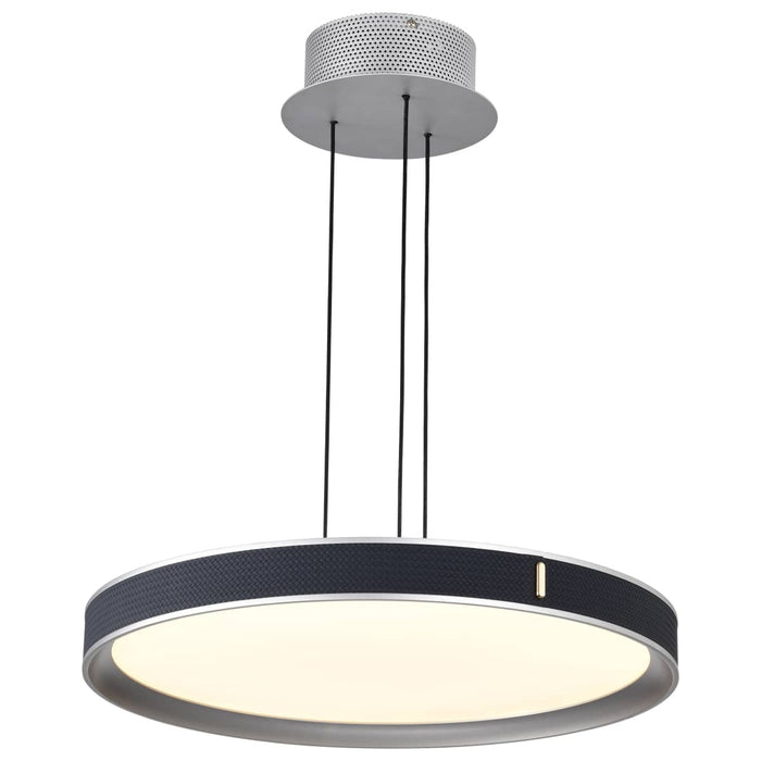 Pendant Nuvo 62-3001 Bandon - 20 Inch LED Pendant - Gray with Blue Wrap - Acrylic Lens - Gray Finish Nuvo