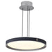 Pendant Nuvo 62-3001 Bandon - 20 Inch LED Pendant - Gray with Blue Wrap - Acrylic Lens - Gray Finish Nuvo