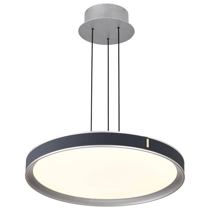 Pendant Nuvo 62-3001 Bandon - 20 Inch LED Pendant - Gray with Blue Wrap - Acrylic Lens - Gray Finish Nuvo