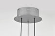 Pendant Nuvo 62-3001 Bandon - 20 Inch LED Pendant - Gray with Blue Wrap - Acrylic Lens - Gray Finish Nuvo