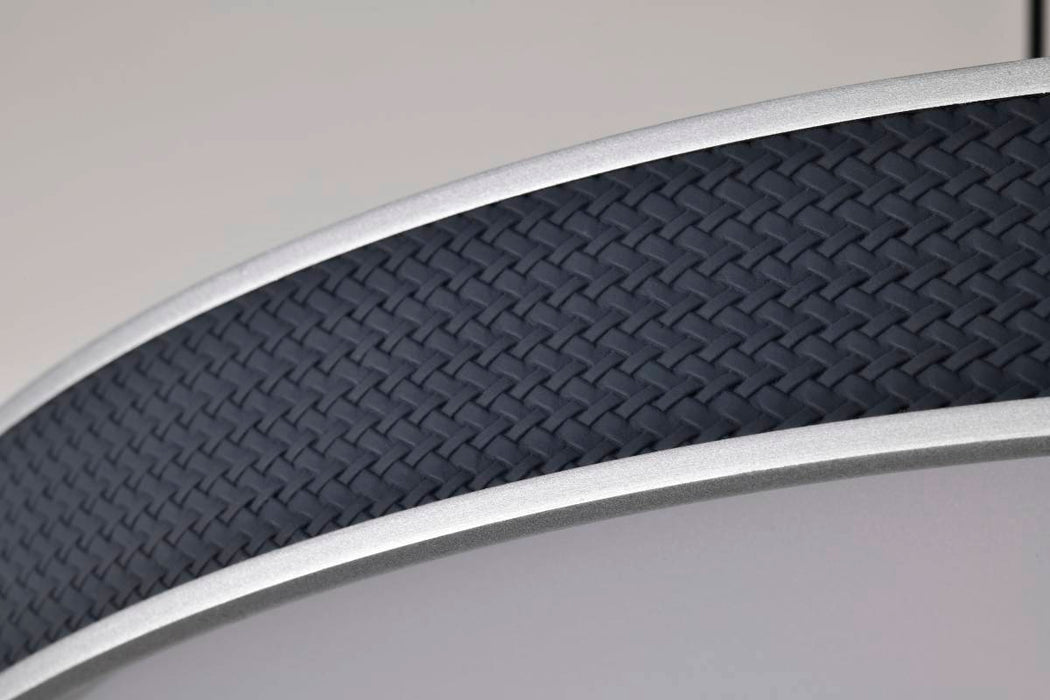 Pendant Nuvo 62-3001 Bandon - 20 Inch LED Pendant - Gray with Blue Wrap - Acrylic Lens - Gray Finish Nuvo