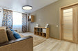 Pendant Nuvo 62-3001 Bandon - 20 Inch LED Pendant - Gray with Blue Wrap - Acrylic Lens - Gray Finish Nuvo