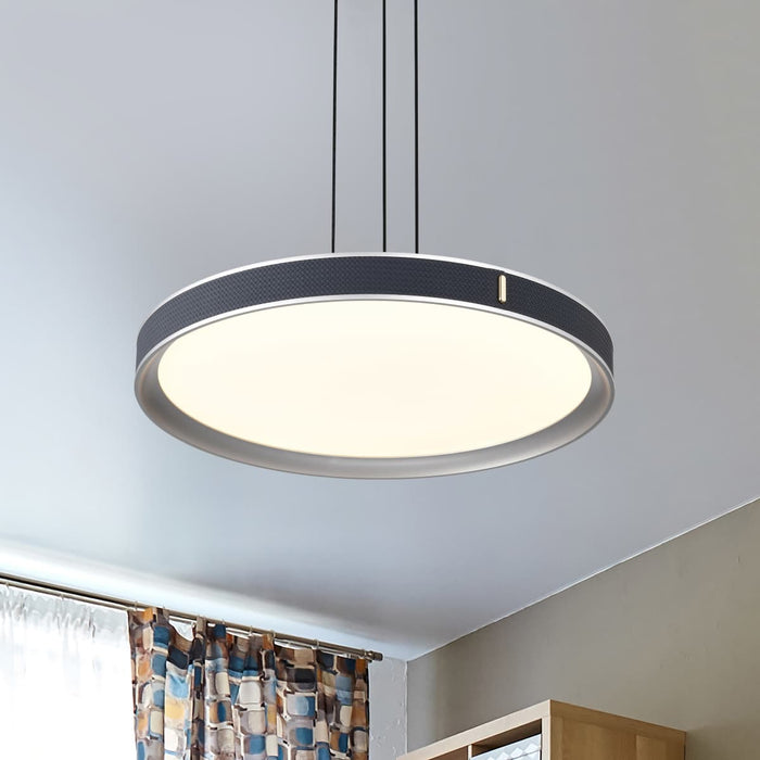 Pendant Nuvo 62-3001 Bandon - 20 Inch LED Pendant - Gray with Blue Wrap - Acrylic Lens - Gray Finish Nuvo