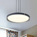 Pendant Nuvo 62-3001 Bandon - 20 Inch LED Pendant - Gray with Blue Wrap - Acrylic Lens - Gray Finish Nuvo